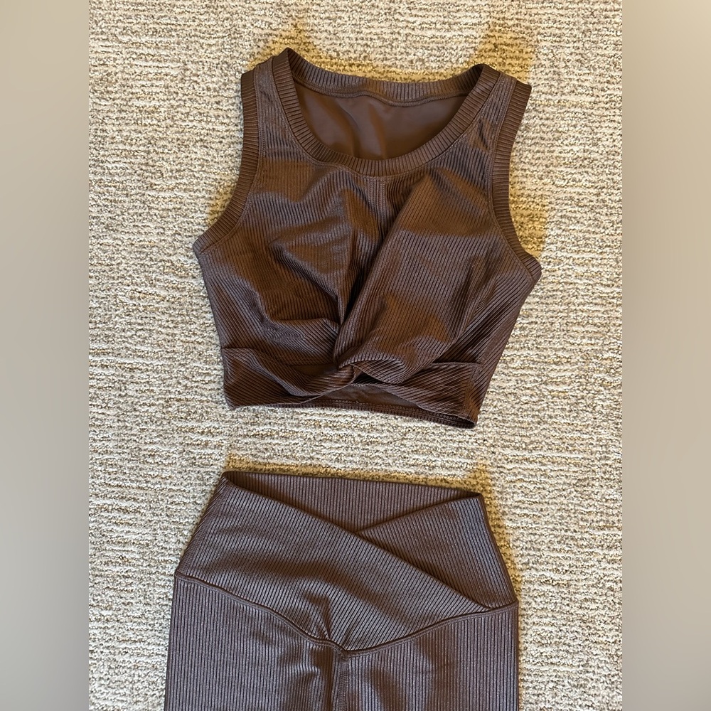 OFFLINE BY AERIE Ribbed Two-Piece Activewear Set